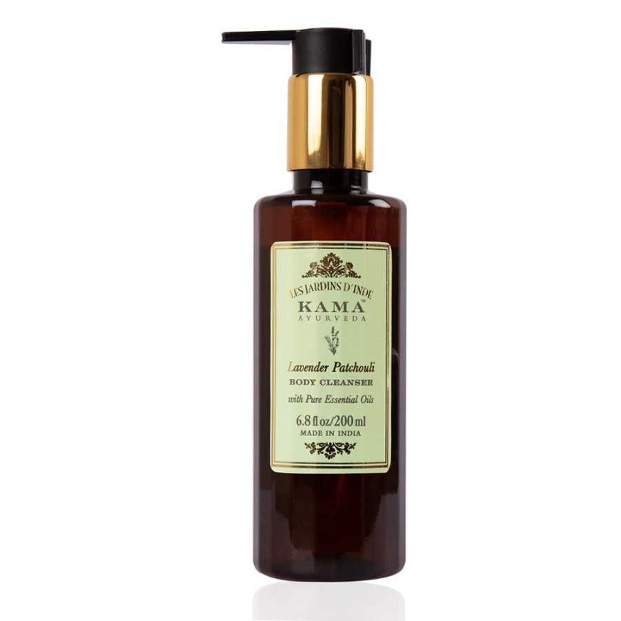 Buy Kama Ayurveda Lavender Patchouli Body Cleanser with Pure Essential Oils of Lavender and Patchouli, 200ml