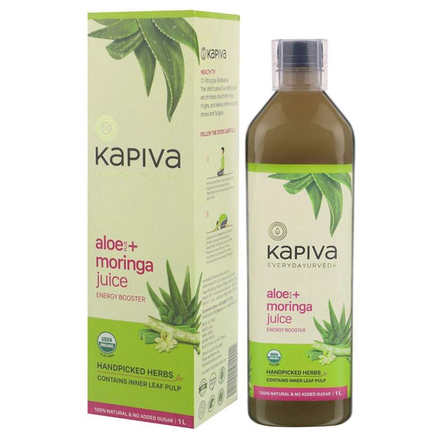 Buy Kapiva 100% Aloe Vera (USDA) + Moringa Juice Energy Booster - No Added Sugar online Australia [ AU ] 