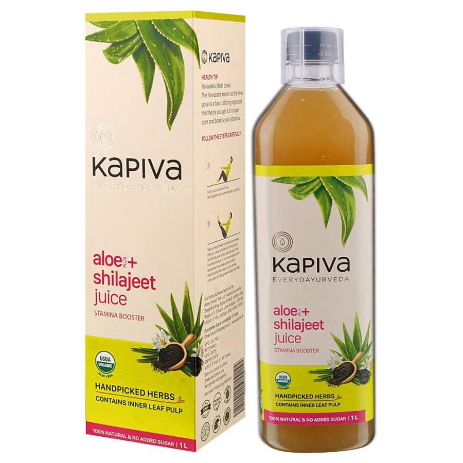 Buy Kapiva 100% Aloe Vera (USDA) + Shilajeet Juice online Australia [ AU ] 
