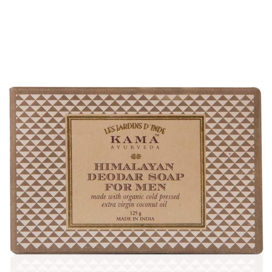 Buy Kama Ayurveda Deodar Soap for Men with Cold Pressed Extra Virgin Coconut Oil, 125g online Australia [ AU ] 