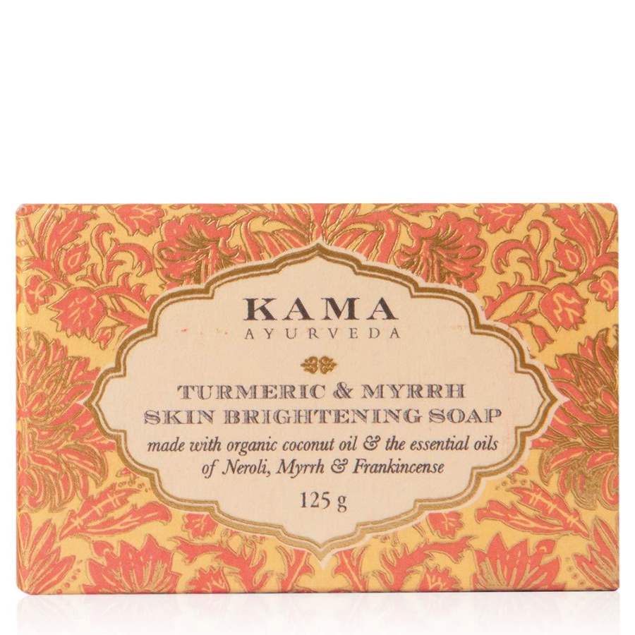 Buy Kama Ayurveda Turmeric and Myrrh Skin Brightening Soap, 125g online Australia [ AU ] 