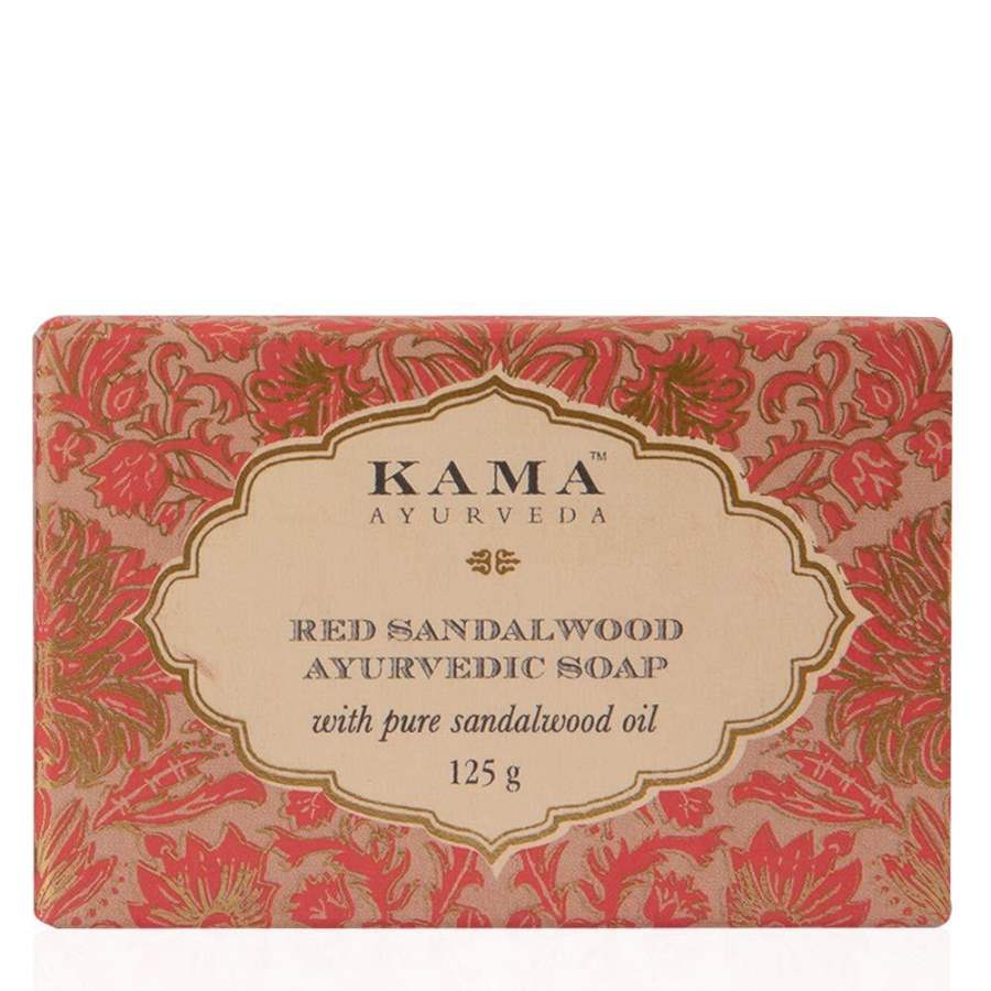 Buy Kama Ayurveda Red Sandalwood Soap with Pure Sandalwood Oil