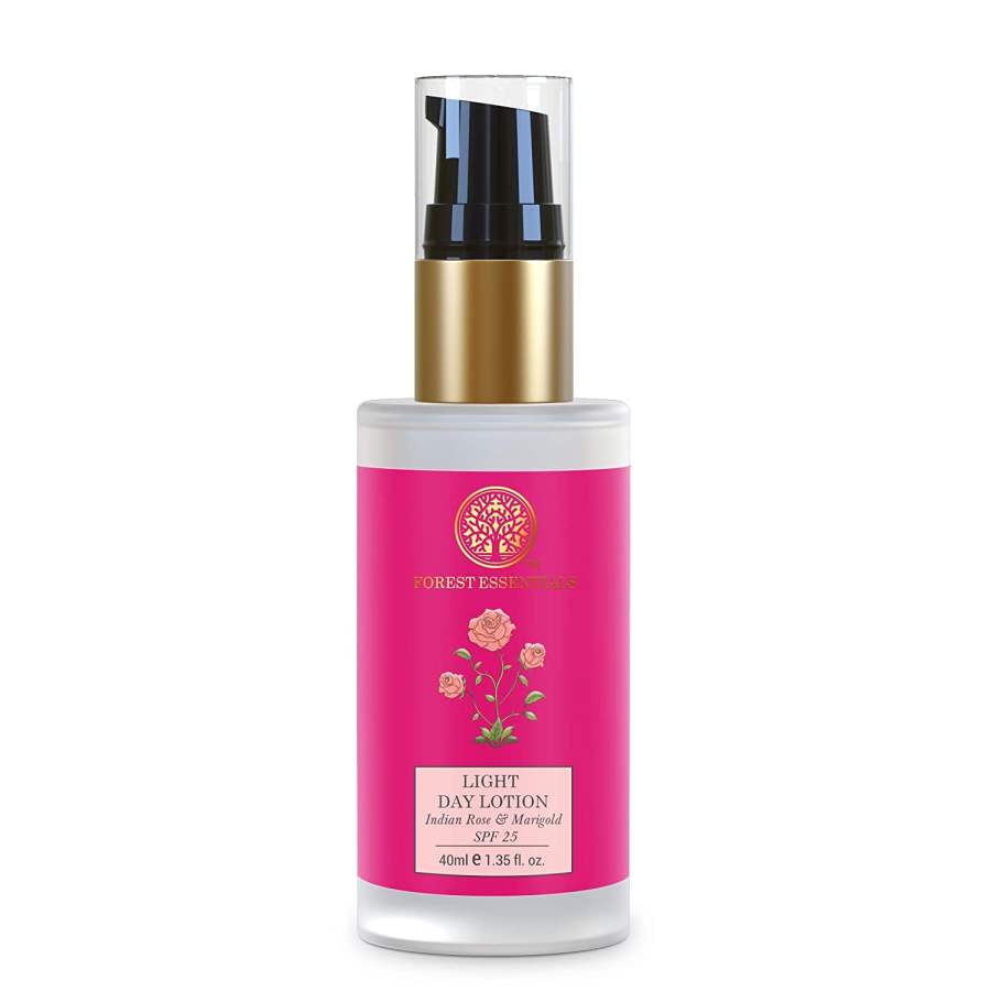 Buy Forest Essentials Light Day Lotion Indian Rose & Marigold (Face Cream with SPF 25) online Australia [ AU ] 