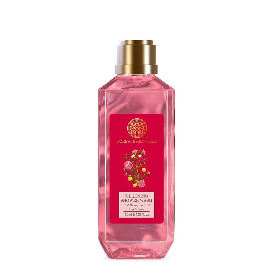 Buy Forest Essentials Silkening Shower Wash Iced Pomegranate & Kerala Lime 130ml (Body Wash)