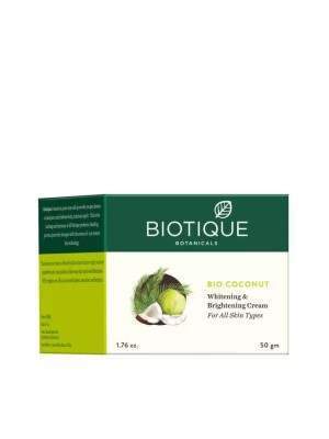 Buy Biotique Bio Coconut Whitening Brightening Cream