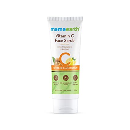 Buy MamaEarth Vitamin C Face Scrub With Vitamin C and Walnut