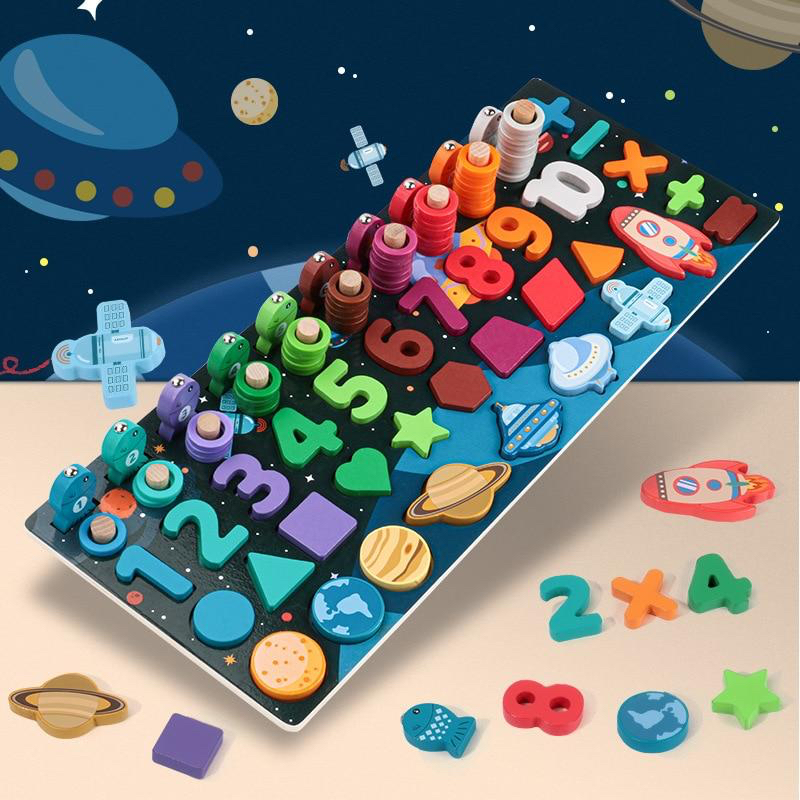 Buy Muthu Groups Space theme 6 in 1 log board online Australia [ AU ] 