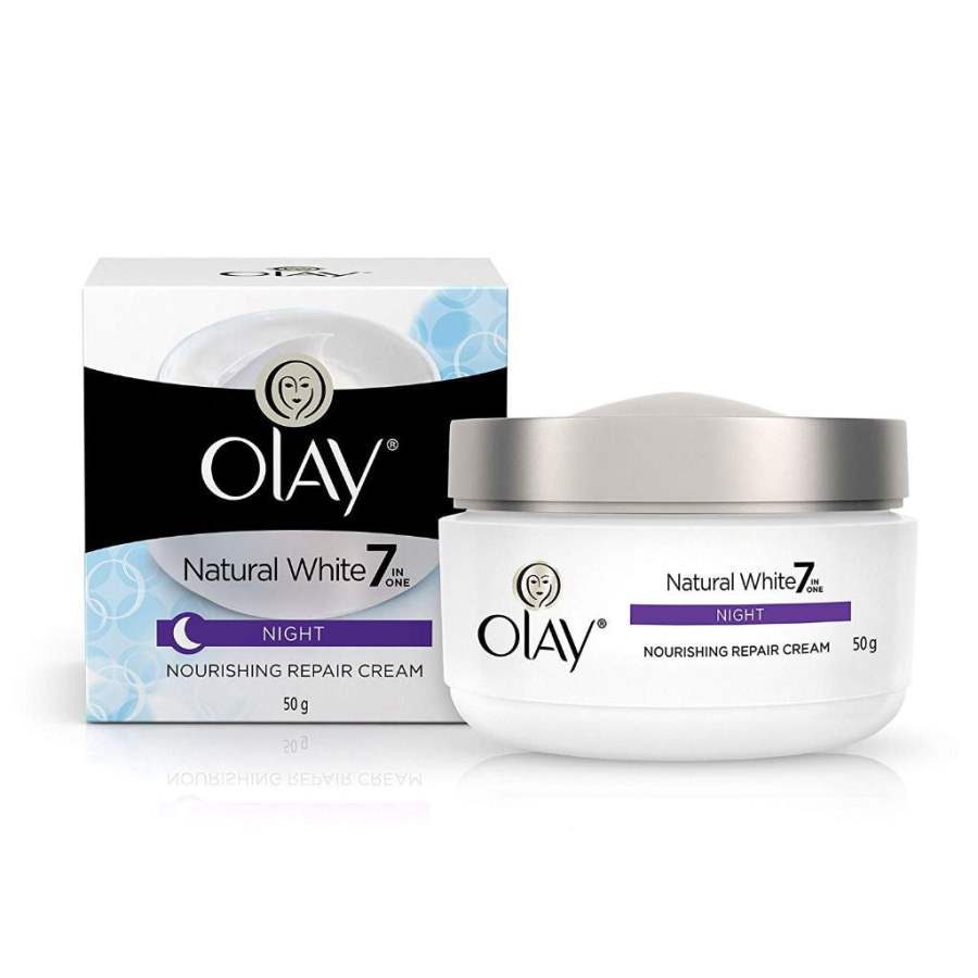 Buy Olay Natural White 7 in One Nourishing Night Repair Cream online Australia [ AU ] 