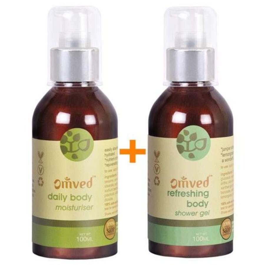 Buy Omved Daily Body Moisturiser & Refreshing Body Shower Gel ( Pack of 2) online usa [ USA ] 