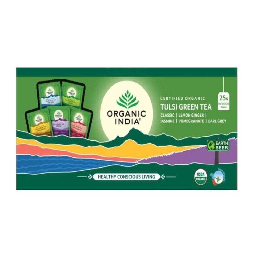 Buy Organic India Tulsi Green Tea Assorted online Australia [ AU ] 