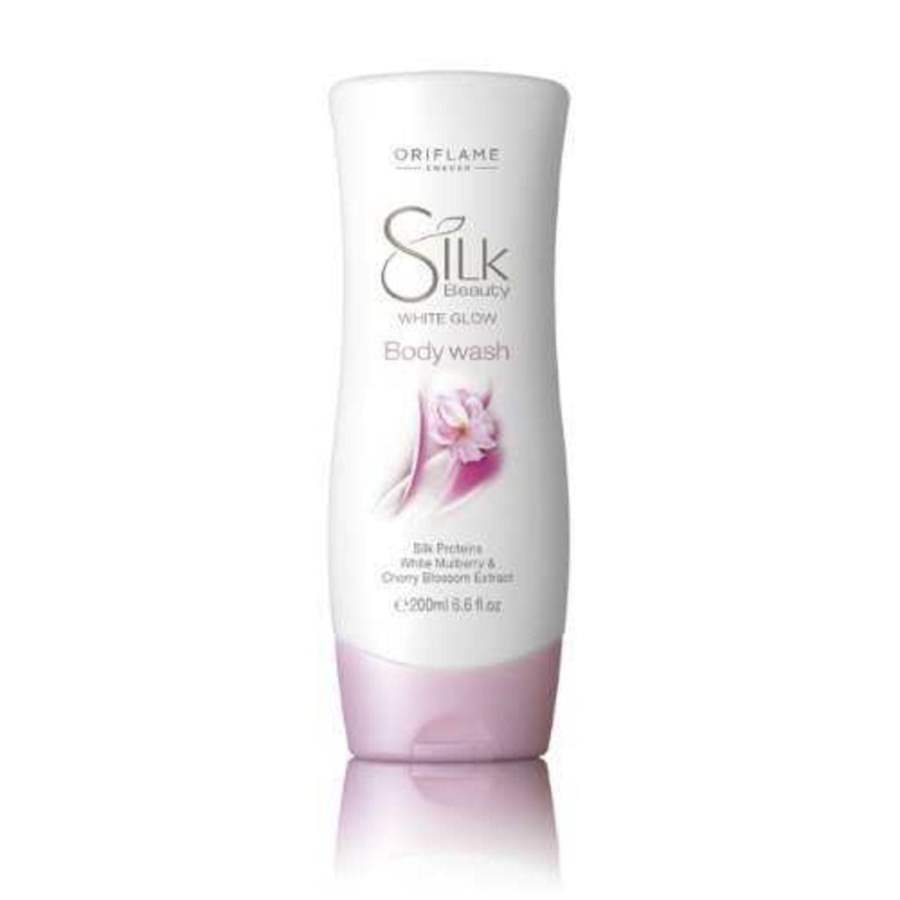 Buy Oriflame Silk Beauty White Glow Body Wash online Australia [ AU ] 