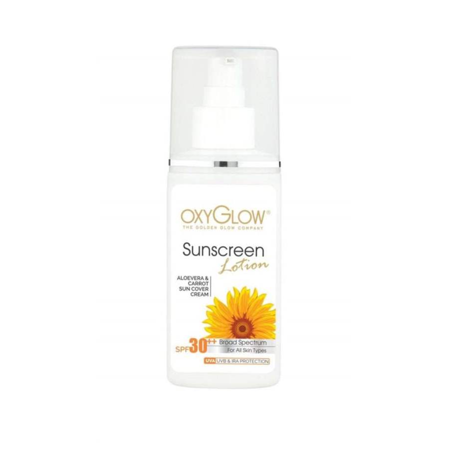 Buy Oxy Glow Aloe Vera and Carrot Sun Cover Lotion SPF - 30 online Australia [ AU ] 