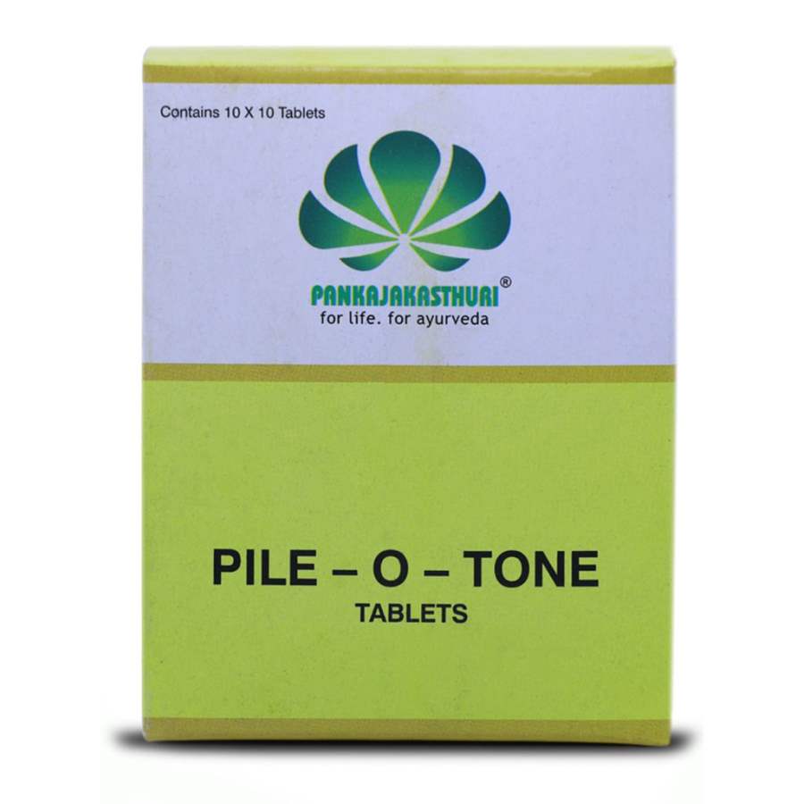 Buy Pankajakasthuri Pile - O - Tone Tablets