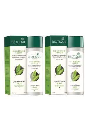 Buy Biotique Morning Nectar Face Sunscreen SPF 30-120ml online Australia [ AU ] 