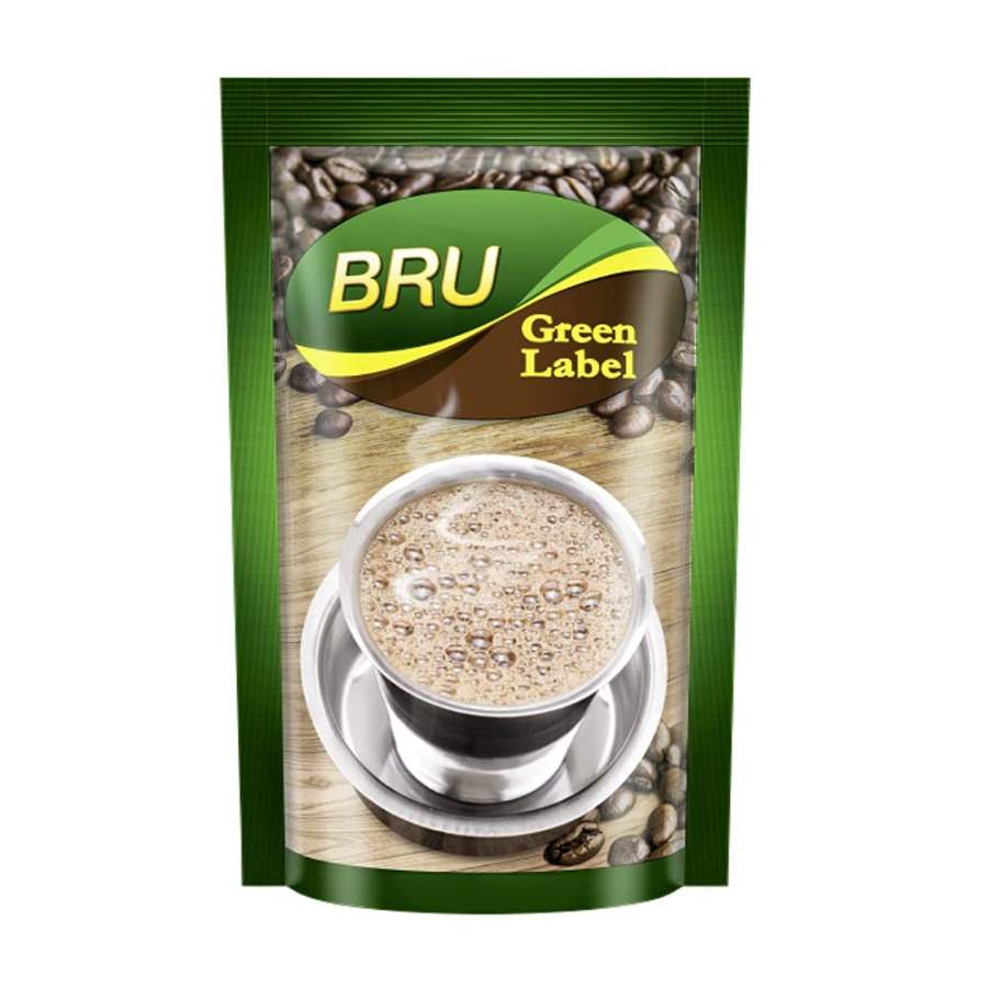 Buy Bru Green Label Filter Coffee - Ground & Roast, Made For Blend of Coffee And Chicory, 500 g