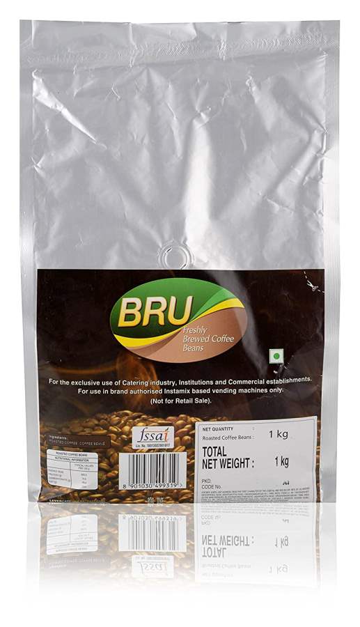 Buy Bru Roasted Coffee Beans, 1 kg online Australia [ AU ] 