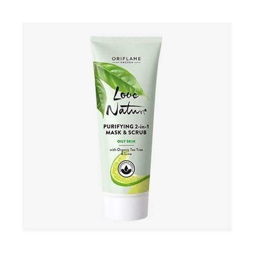 Buy Oriflame Love Nature Purifying 2-in-1 Mask & Scrub with Tea Tree & Lime online Australia [ AU ] 