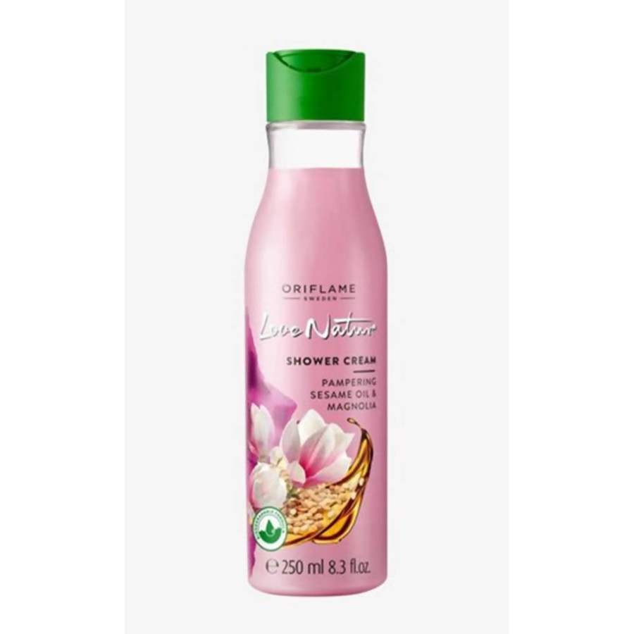 Buy Oriflame Love Nature Shower Cream Pampering Sesame Oil & Magnolia online Australia [ AU ] 