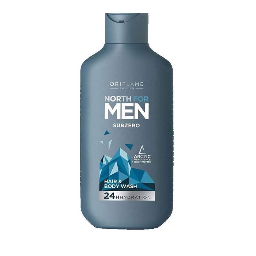 Buy Oriflame North For Men Subzero Hair & Body Wash - 24H Hydration online usa [ USA ] 