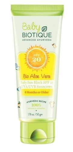 Buy Biotique Bio Aloevera Baby Sunscreen online Australia [ AU ] 