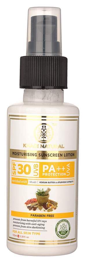 Buy Khadi Natural Moisturising Sunscreen Lotion SPF 30 Pa++ online usa [ USA ] 