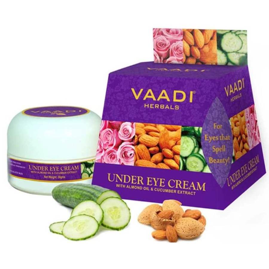 Buy Vaadi Herbals Under Eye Cream - Almond Oil and Cucumber extract online Australia [ AU ] 