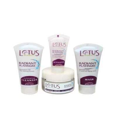 Buy Lotus Herbals Radiant Platinum Cellular Anti Ageing Facial Kit online Australia [ AU ] 