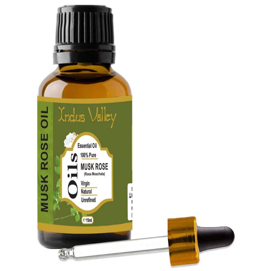 Buy Indus valley Indus valley100% Pure and Natural Musk Rose Essential Oil for Hair & Face Care online Australia [ AU ] 