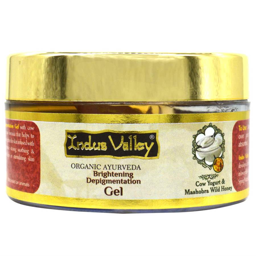 Buy Indus valley Cow Yogurt & Honey Skin Lightening & Brightening Depigentation Gel - (50ml) online Australia [ AU ] 
