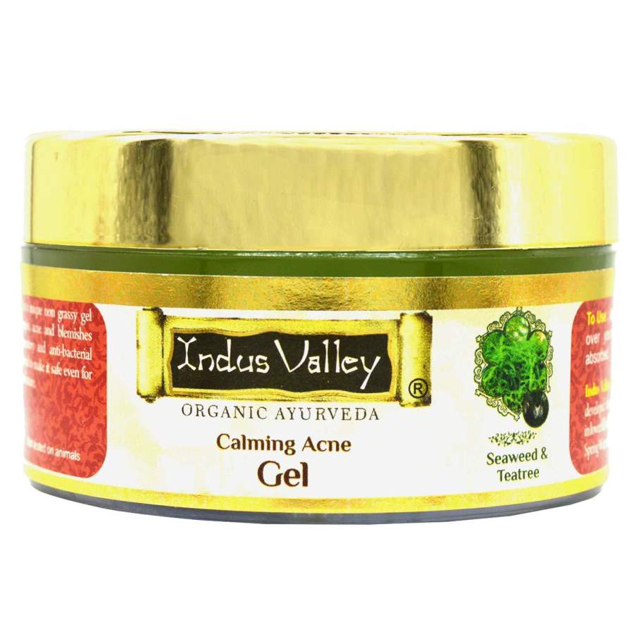 Buy Indus Valley Calming Acne Gel - Enriched with Seaweed & Teatree For Soothes Skin 50ml online Australia [ AU ] 
