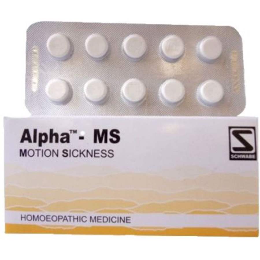 Buy Dr Willmar Schwabe Homeo Alpha MS (Motion Sickness) online Australia [ AU ] 