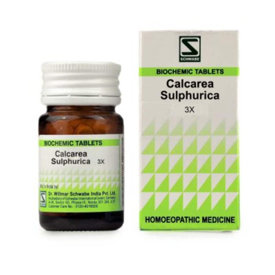 Buy Dr Willmar Schwabe Homeo Calcarea Sulphuricum - 20 gm
