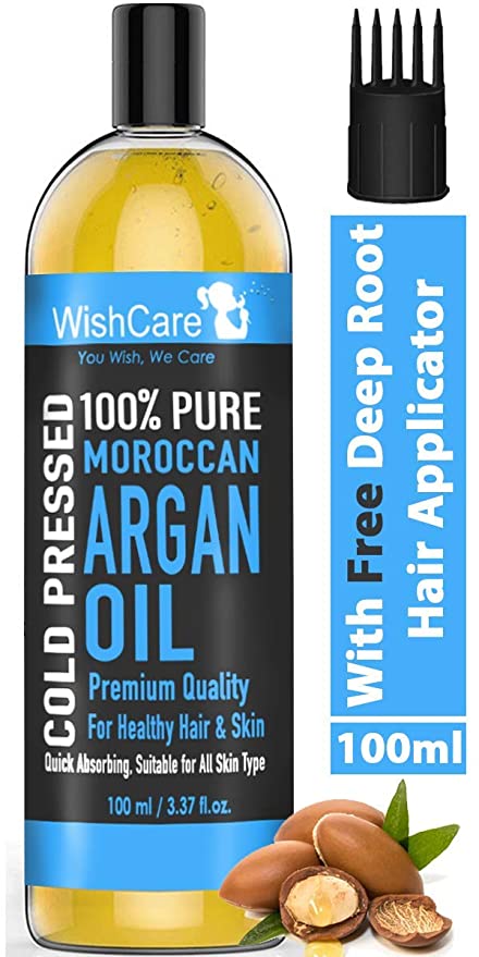 Buy Wishcare 100% Pure Cold Pressed & Natural Moroccan Argan Oil  online usa [ USA ] 