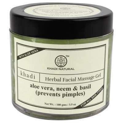 Buy Khadi Natural Aloe vera Neem & Basil Face Massage Gel