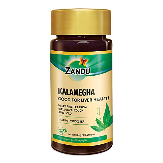 Buy Zandu Kalamegha Good For Liver Health Capsules